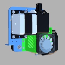 Sovol ventilateur monter hotend 40x40 gadget sv01 fanduct noctua sunon magnev refroidissement 3d print model - Mito3D