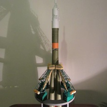 Soja-fg verschiedene Rakete Verhalten Soja Russisch Raum astronaut iss 3d print model - Mito3D