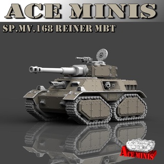 spmv168 saf mbt oyun sci fi minyatürler modüler tank masaüstü savaş oyunları 28mm pziv Dieselpunk opr imparatorluk muhafızı dkok gsc ölüm korp Tallarn çelik lejyon 3d print model - Mito3D