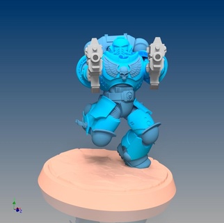space marine close mücadele game w 40 k figure 3d print model - Mito3D