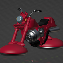 espace aventure cobra bicyclette 3d print model - Mito3D