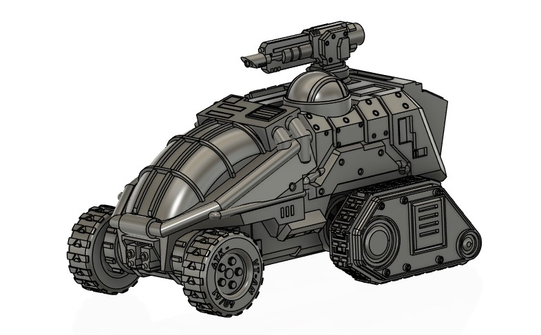 space apc s4g-tor game 42k war hammer wargaming votann votank squats squat sagitaur kin league leagues transport dwarves dwarf dorf 3D print model - Mito3D