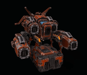 espaço navio guerra jogo jogos 42k robô martelo imenso maciço rpg voidwalker warforged tiranos 3d print model - Mito3D