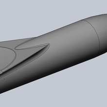 spazio bfr concetto arte 3d printing miniatura volo spaziale navicella razzo space x Marte 3d print model - Mito3D