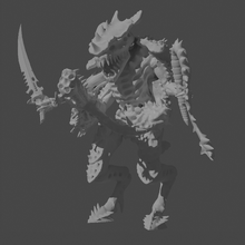 space bug spiked knight tyranid warrior tyranids 3d print model - Mito3D