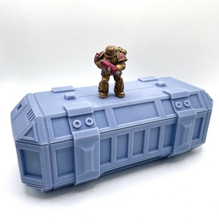 space cargo container starwars storage terrain wargames wargaming infinity shipping scatter crates objectives swlegion 3d print model - Mito3D