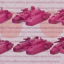 espaço comunista super pesado hover tank tau martelo guerra warhammer40k 40k mini peixe scifi tanque 3d print model - Mito3D