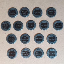espacio comunista tokens juego 40k tau pez personas t'au simbólico símbolo 3d print model - Mito3D