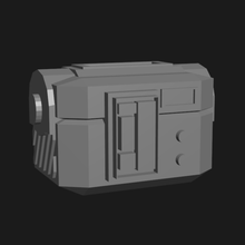 space crate 28mm sci fi opera miniatures terrain piece game robot cargo pirate smuggler miniature gaming wargaming role playing 3d print model - Mito3D