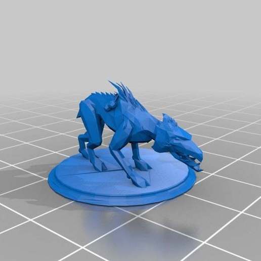space dog game animals tau mutant kroot hound 3D print model - Mito3D
