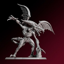 space dragon 3d print model - Mito3D