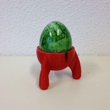 space egg cup holder home 3d print model - Mito3D