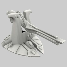 Uzay elf savunma oyuncusu ağır silah platform space Muhafız weapon Eldar Aeldari Warhammer 40k wh40k zanaat dünyası Asuryani Shuriken top 3d print model - Mito3D