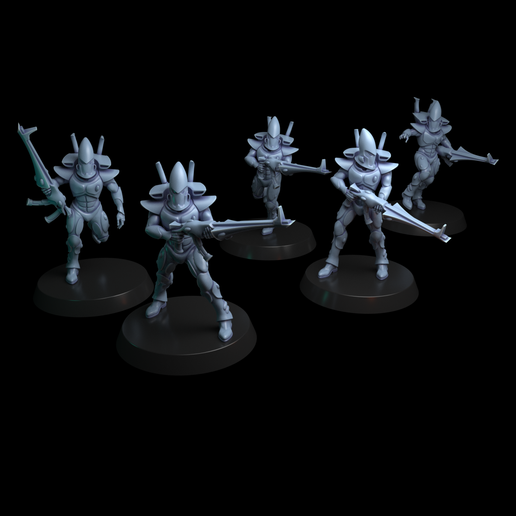 space elf guardians 3D print model - Mito3D