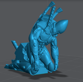 space elves corpses casualties 3d print model - Mito3D