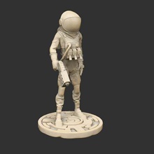 explorador de espaço selvagem do planeta a arte pessoas vídeo terno scifi ciência savage jogador o viagem jogo ficção explorer personagem 3d print model - Mito3D