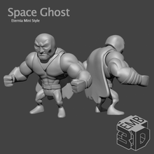 space ghost eternia mini's style 80s action figure barbarian dungeons dragons fantasy figures greyskull he-man male masters universe miniature miniatures motu muscles toy vintage war hammer 3d print model - Mito3D