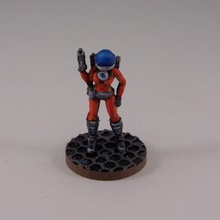 space girl 28mm miniature game 3d print model - Mito3D