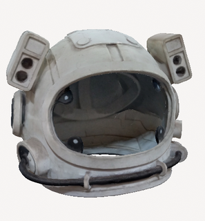 espaço capacete elon spacex seguro 3d print model - Mito3D