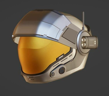 espaço capacete moda nasa syfy cosplay traje 3d print model - Mito3D