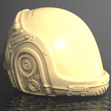 space helmet piggy bank various daft punk 3d print model - Mito3D