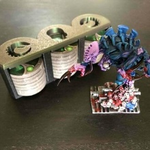 espaço hulk lasca suporte caixas jogo tabuleiro jogos oficina armazenamento símbolo martelo guerra toy_game_accessories 3d print model - Mito3D