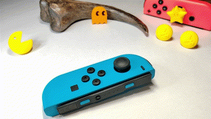 espaço invasores controle video game decoração boné Nintendo interruptor Joycon arte Boy retro jogos vídeo ventilador 3d print model - Mito3D