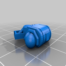 space jarhead devastator multi melta backpack art marine models 3d print model - Mito3D