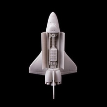 espace laboratoire atterrissage équipement pliable Navette 4d 3d print model - Mito3D