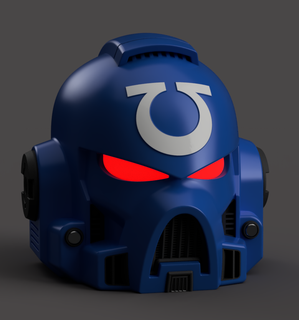 space marine infantry helmet wearable 3d print model - Mito3D