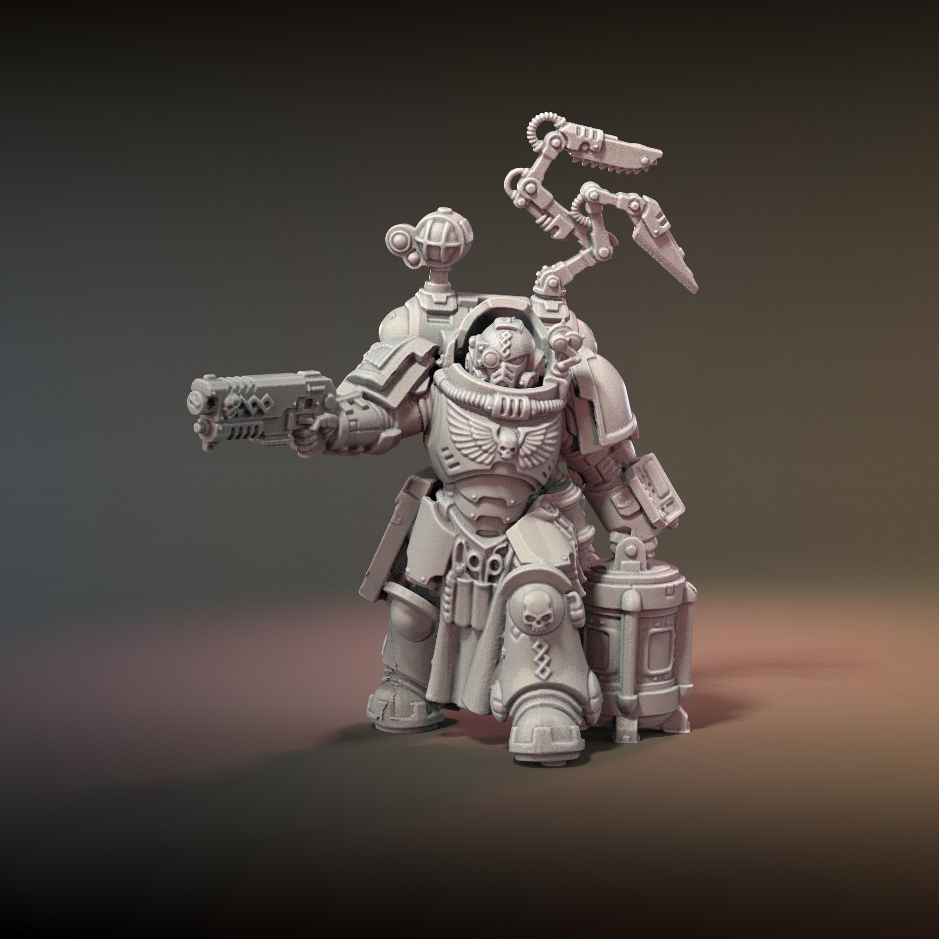 espaço médico jogos guerra martelo irmãs freiras mini 28mm of silêncio fuzileiros navais horus sororitas terminadores fraternidade exterminador futuro pelotão cinzento cavaleiros sanguinário guarda 3D print model - Mito3D