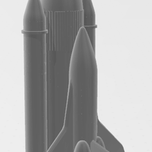 mission dans l'espace divers la fusée turbo nasa cohérence spatiale navire de lampe 3d print model - Mito3D