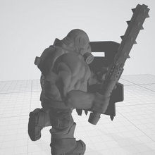 space ogres melee squad 3d print model - Mito3D