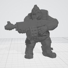 space ogres ripping guns 3d print model - Mito3D