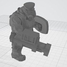 space ogres shooty squad 3d print model - Mito3D