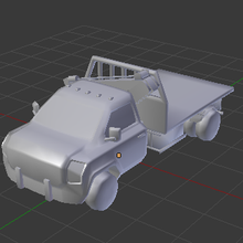 space pick-up trucks 3d print model - Mito3D