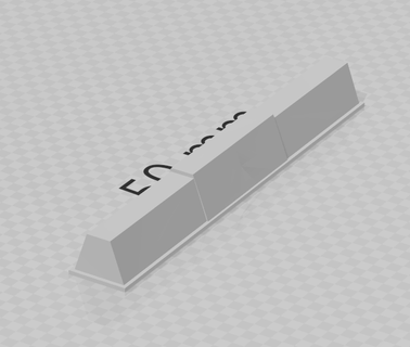 espacio policía bar luminoso 3d print model - Mito3D