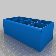 espacio carrera caja 3 personalizado contenedores 3d print model - Mito3D