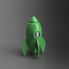 espaço foguete 3d print model - Mito3D