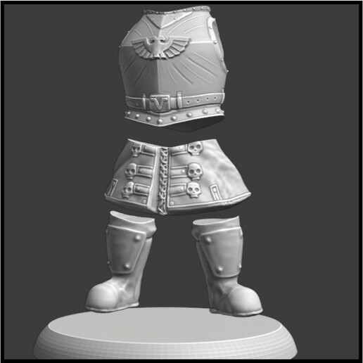 Platz Russisch Körper Beine youryan yourya Infanterie Bits 3D print model - Mito3D