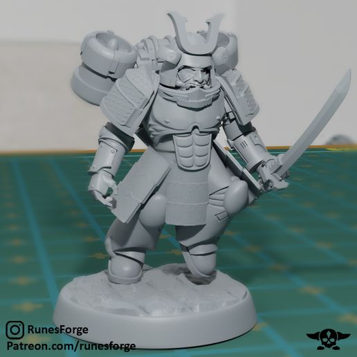 espacio samurai 40k marina martillo guerra griego romano espartano stl minis 3d caracteres intercesores primaris astartes 3D print model - Mito3D