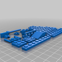 Platz Roller Konstruktion Kit Backstein Ziegel Kinder Lego kompatibel Spielzeug Konstruktionsspielzeuge 3d print model - Mito3D