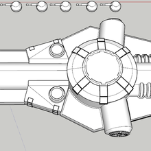 space ship - 'bexta' game star wars armada x-wing 3d print model - Mito3D