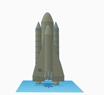 space shuttle 3d print model - Mito3D