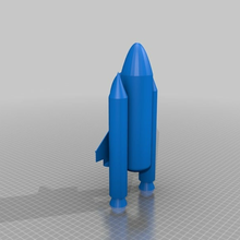 espace Navette lune nasa vaisseau spatial 3d_printing 3d print model - Mito3D