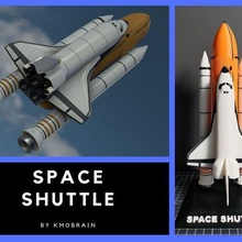 space shuttle multi parts 1 200 3d print model - Mito3D