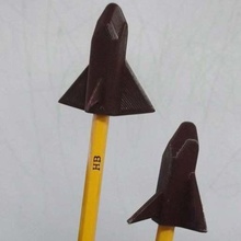 space shuttle pencil gadget 3d print model - Mito3D