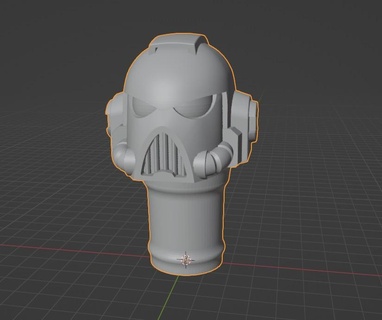 space soldier cane topper canetopper 42k 3d print model - Mito3D