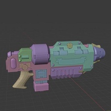 space soldier gravy gun warhammer marine grav 40k 3d print model - Mito3D