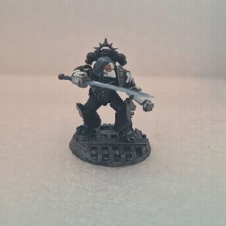 spazio soldato Corvo custode centurione gioco 40 40000 000 guerra martello miniatura marino guardia 3d print model - Mito3D